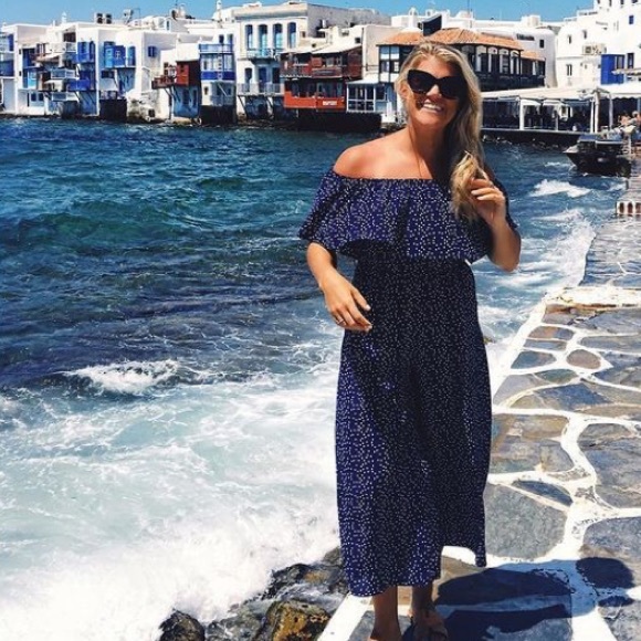 Women’s Polkadot Strapless Jumpsuit - Picture 3 of 3